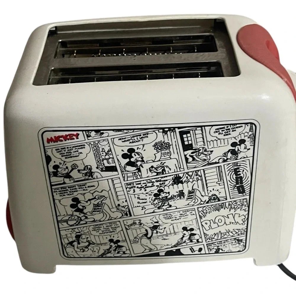 VillaWare V55203 Mickey's Funnies Toaster, Red/White Disney